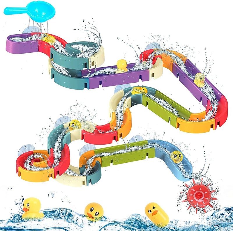 Beauenty مجموعة ألعاب الحمام DIY مسار كرات الماء - Image 1